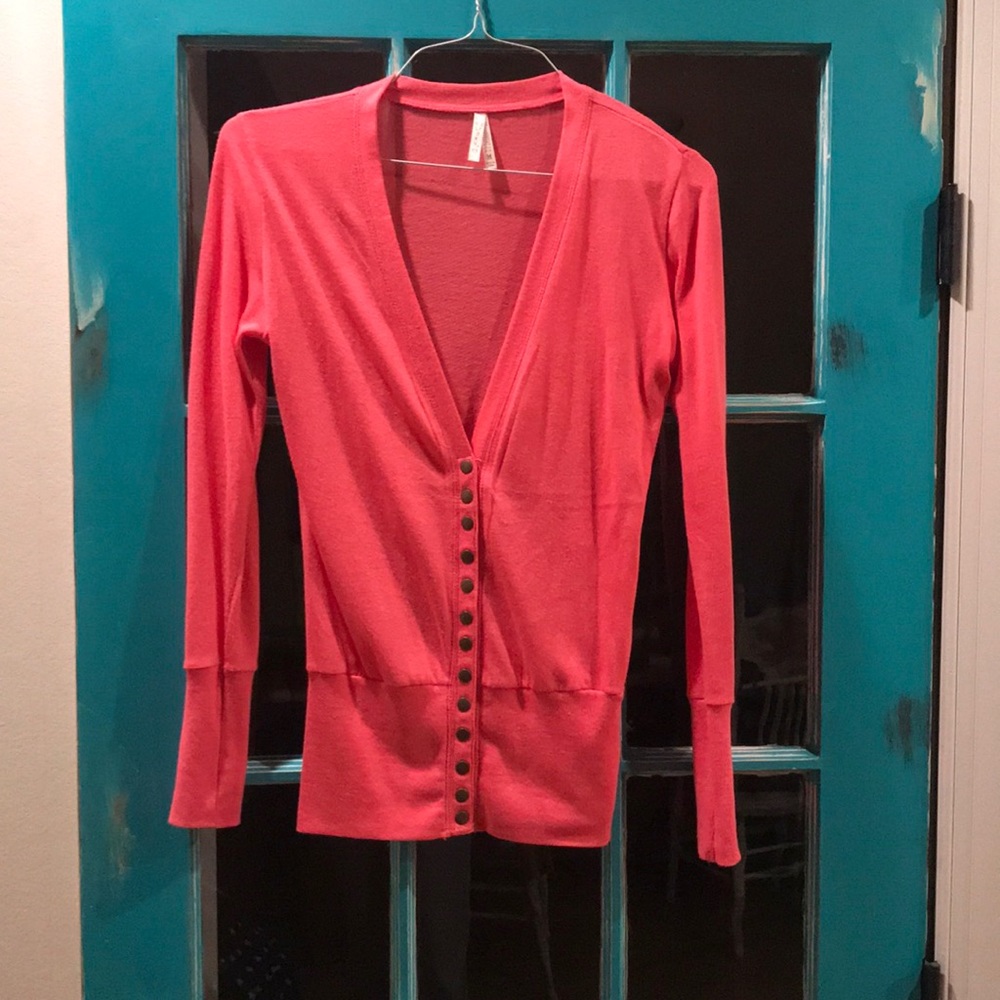 Ladies melon cardigan